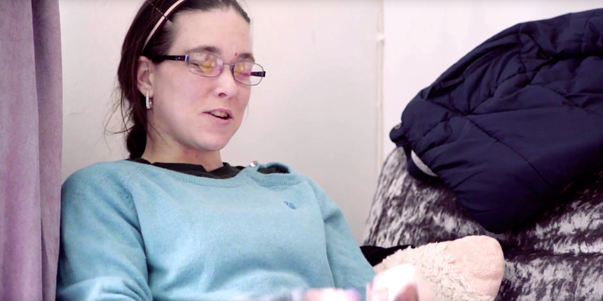 Screen capture from Transforming Care: Louise’s Story video